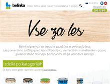 Tablet Screenshot of belinka.com